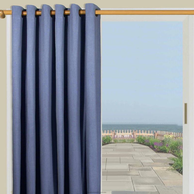 Plow & Hearth Energy Efficient Grommet-Top Homespun Insulated Curtains P22BD2575 Houseware