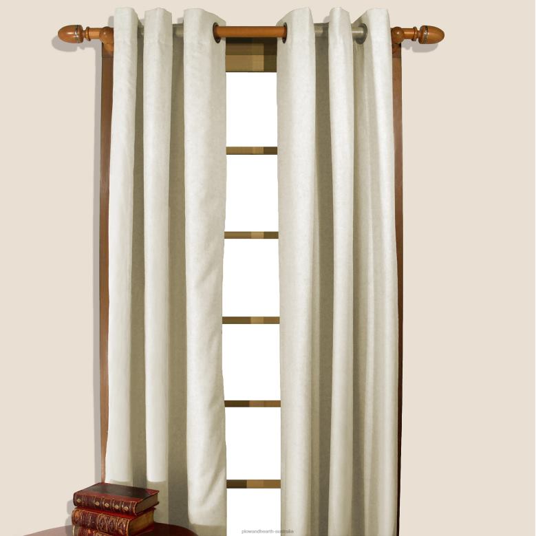 Plow & Hearth Energy Efficient Grommet-Top Homespun Insulated Curtains P22BD2575 Houseware