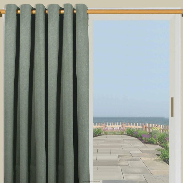 Plow & Hearth Energy Efficient Grommet-Top Homespun Insulated Curtains P22BD2575 Houseware