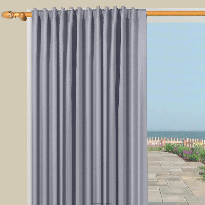 Plow & Hearth Energy-Efficient Homespun Double-Lined Rod-Pocket Curtains P22BD2568 Houseware