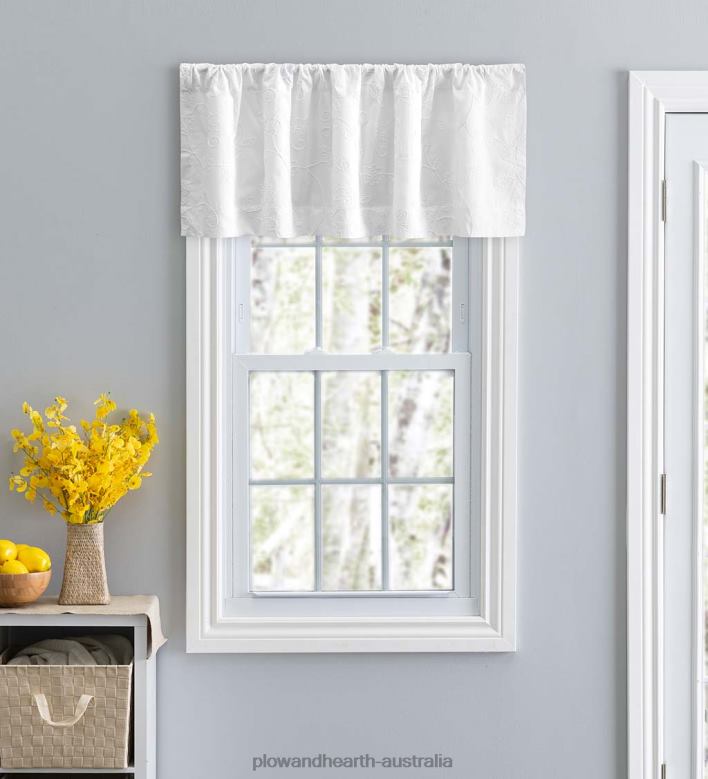 Plow & Hearth Eva Candlewick Curtains P22BD2574 Houseware