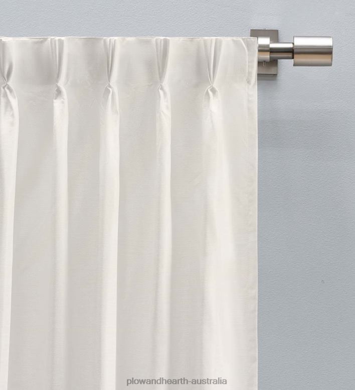 Plow & Hearth Grasscloth Curtains P22BD2608 Houseware