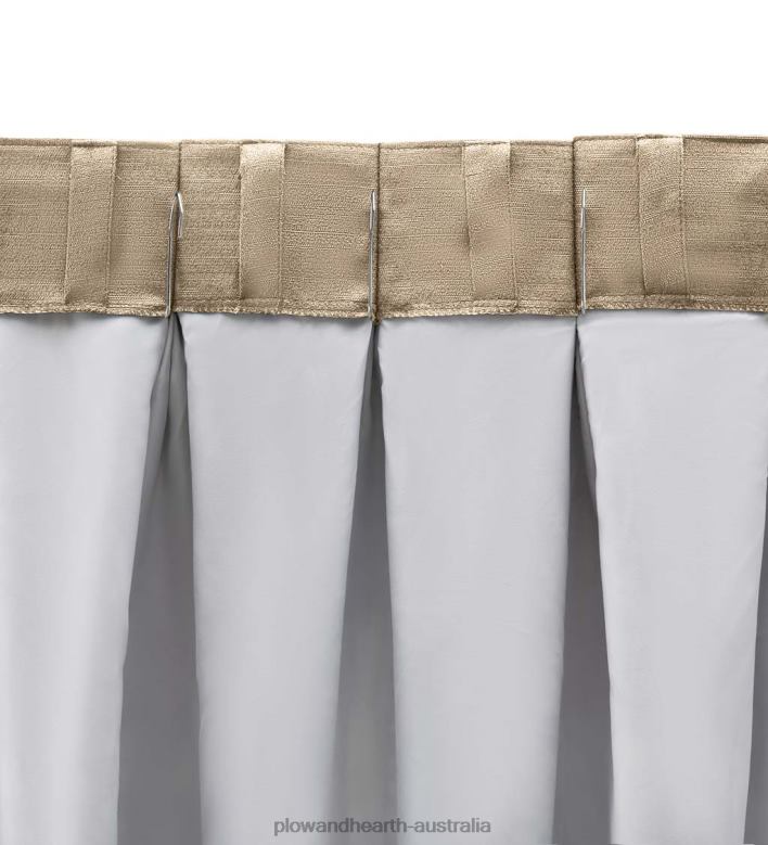 Plow & Hearth Grasscloth Curtains P22BD2608 Houseware