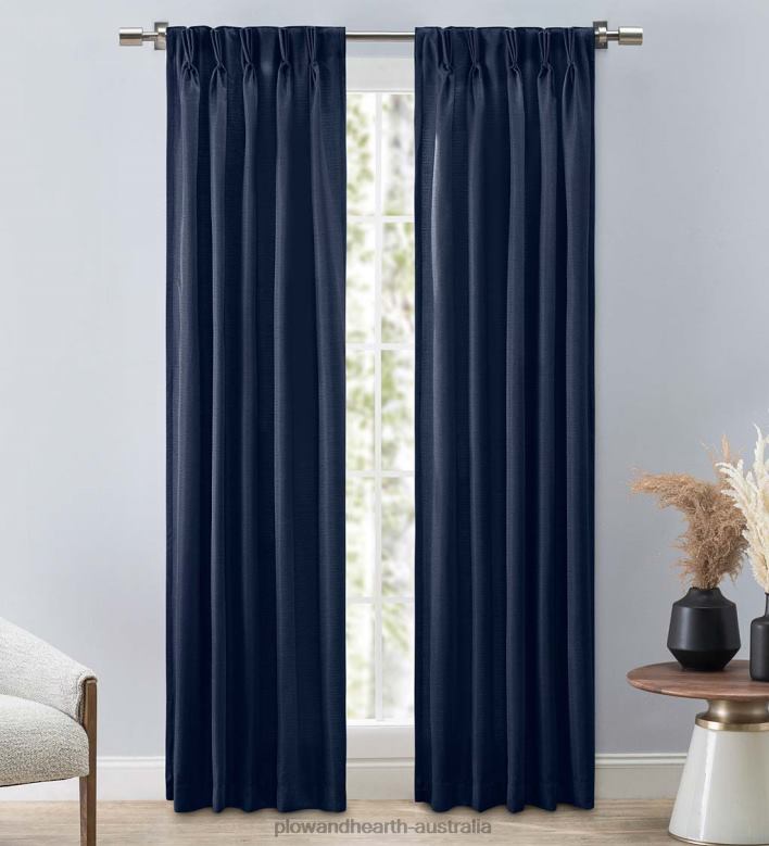 Plow & Hearth Grasscloth Curtains P22BD2608 Houseware