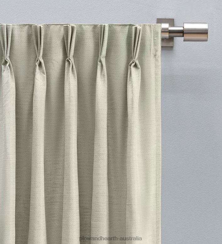Plow & Hearth Grasscloth Curtains P22BD2608 Houseware