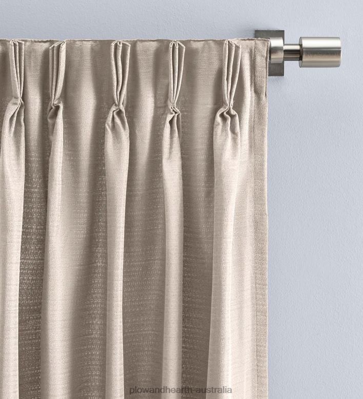 Plow & Hearth Grasscloth Curtains P22BD2608 Houseware
