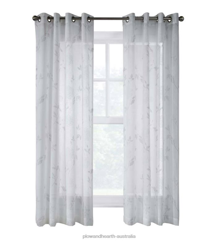 Plow & Hearth Halifax Grommet Curtain Panel P22BD2611 Houseware