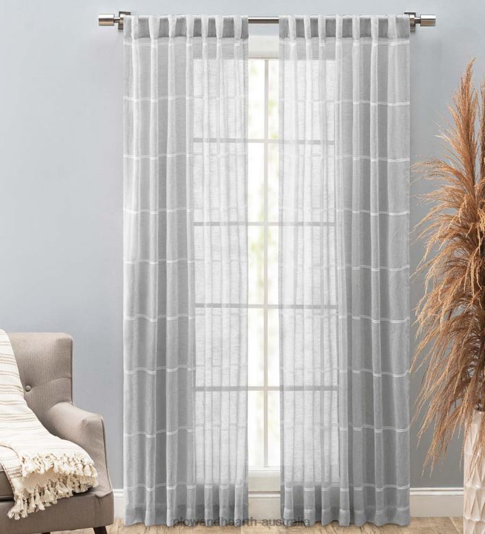 Plow & Hearth Horizon Stripe Panel P22BD2599 Houseware