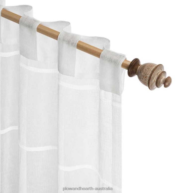 Plow & Hearth Horizon Stripe Panel P22BD2599 Houseware