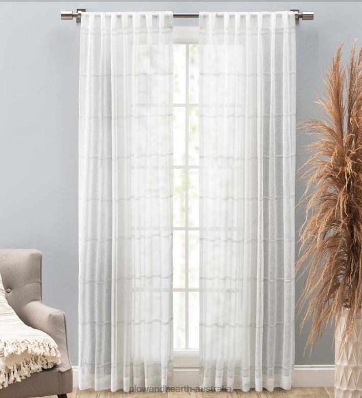 Plow & Hearth Horizon Stripe Panel P22BD2599 Houseware