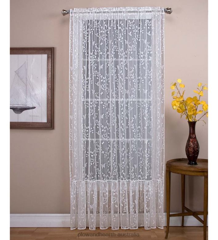 Plow & Hearth Isabella Lace Curtains P22BD2612 Houseware