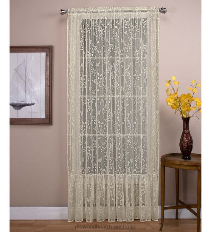 Plow & Hearth Isabella Lace Curtains P22BD2612 Houseware