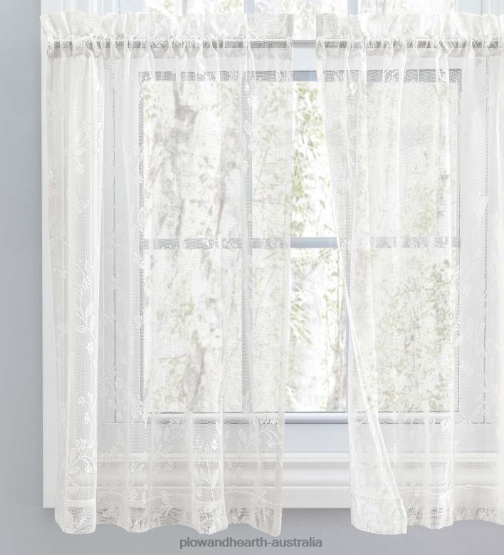 Plow & Hearth Isabella Lace Curtains P22BD2612 Houseware