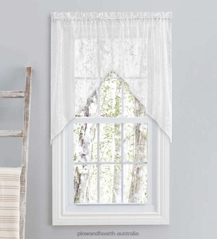 Plow & Hearth Isabella Lace Curtains P22BD2612 Houseware