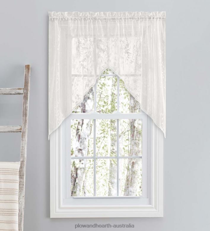 Plow & Hearth Isabella Lace Curtains P22BD2612 Houseware