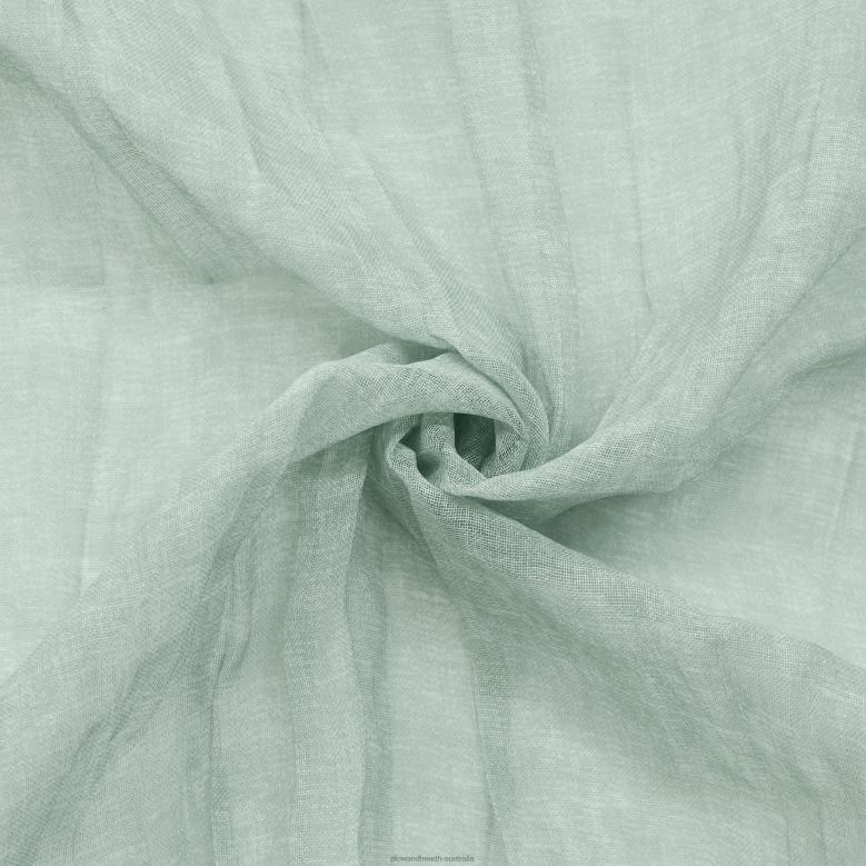 Plow & Hearth Layla Back Tab/Rod Pocket Crushed Pleated Sheer Panel - Apricot - 52x 108P22BD2606 Houseware