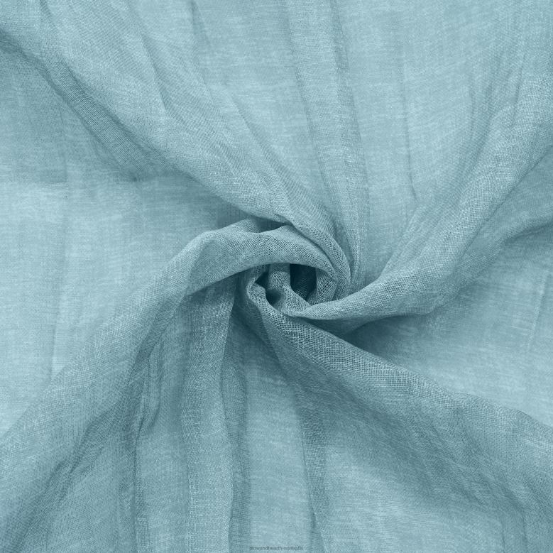 Plow & Hearth Layla Back Tab/Rod Pocket Crushed Pleated Sheer Panel - Apricot - 52x 108P22BD2606 Houseware