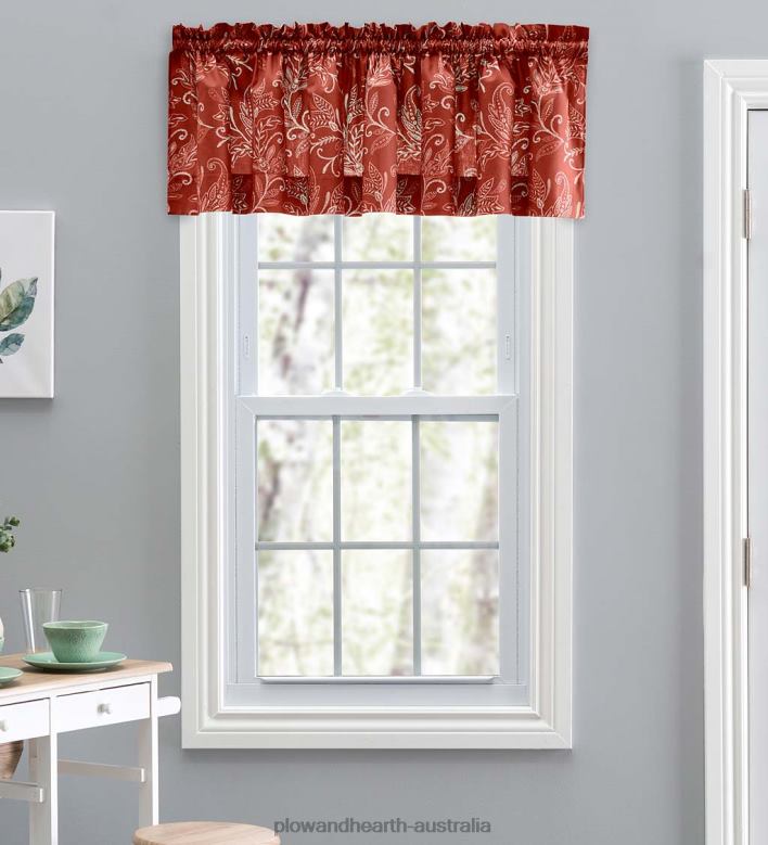Plow & Hearth Lexington Leaf Curtains P22BD2582 Houseware