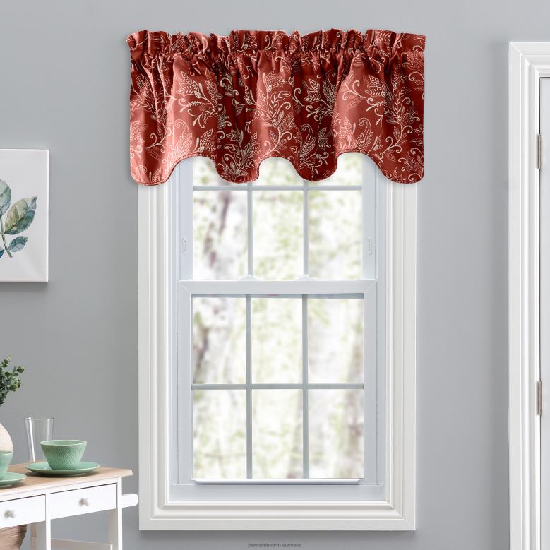 Plow & Hearth Lexington Leaf Curtains P22BD2582 Houseware