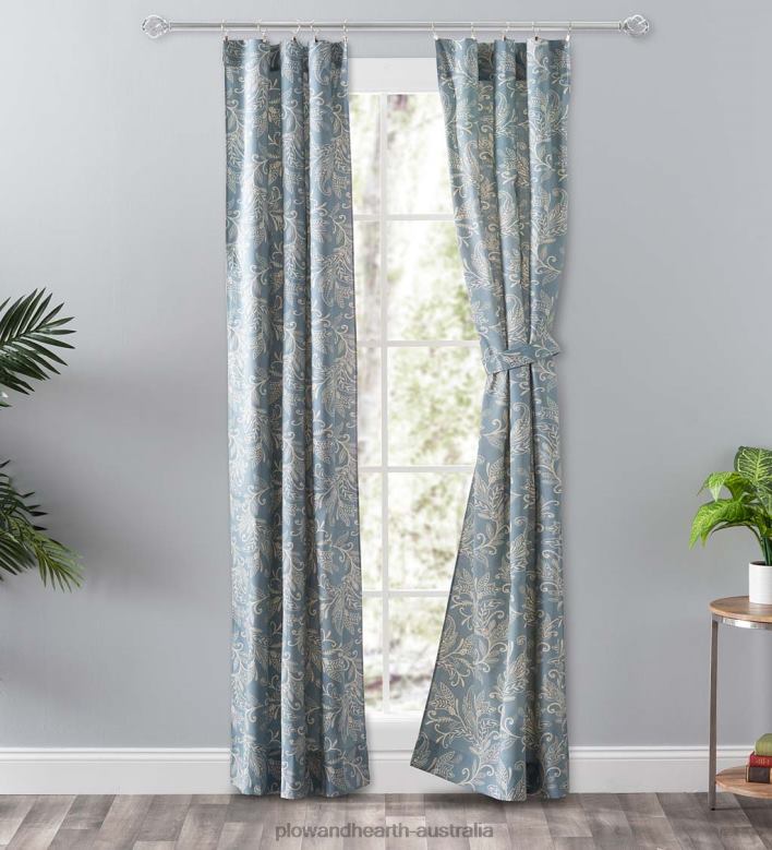 Plow & Hearth Lexington Leaf Curtains P22BD2582 Houseware