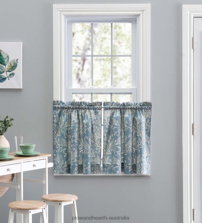 Plow & Hearth Lexington Leaf Curtains P22BD2582 Houseware