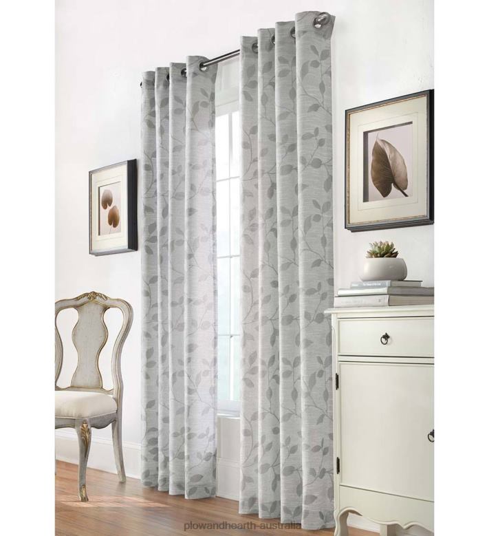 Plow & Hearth Louisa Grommet Curtain Panel P22BD2591 Houseware
