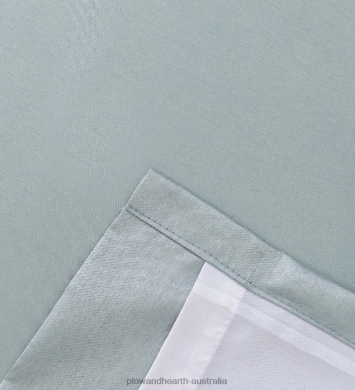 Plow & Hearth Luna Faux Silk Curtains P22BD2598 Houseware