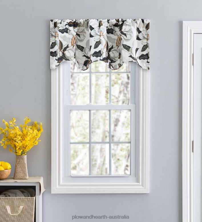 Plow & Hearth Magnolia Curtains P22BD2585 Houseware