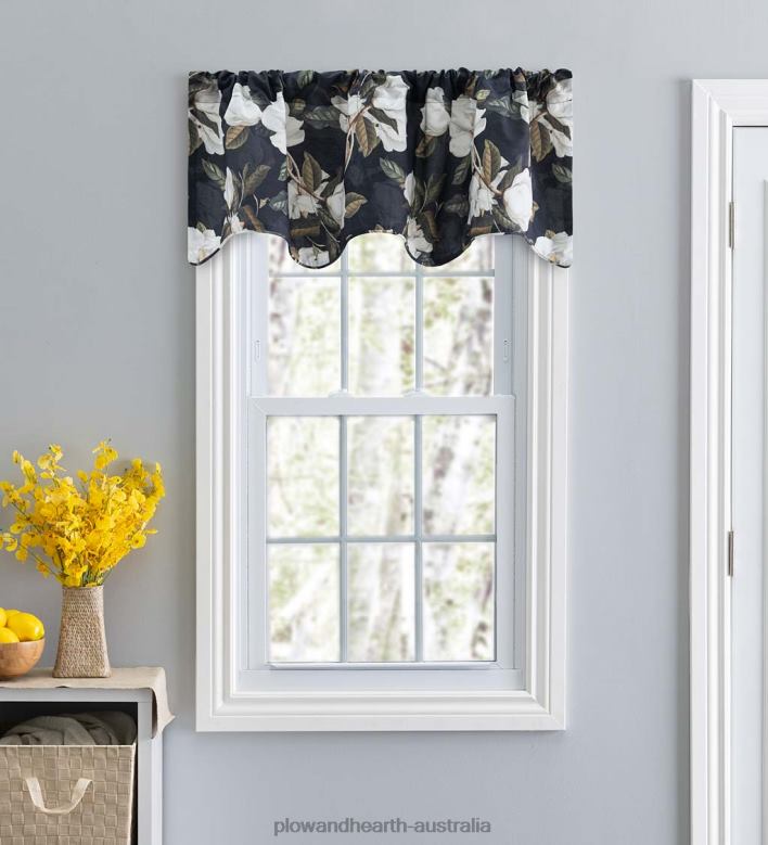 Plow & Hearth Magnolia Curtains P22BD2585 Houseware
