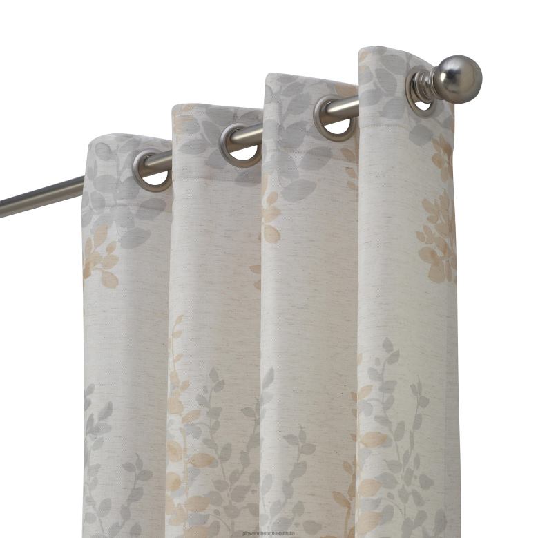 Plow & Hearth Nora Grommet Top Curtain Panel - Blue - 50x 108P22BD2566 Houseware