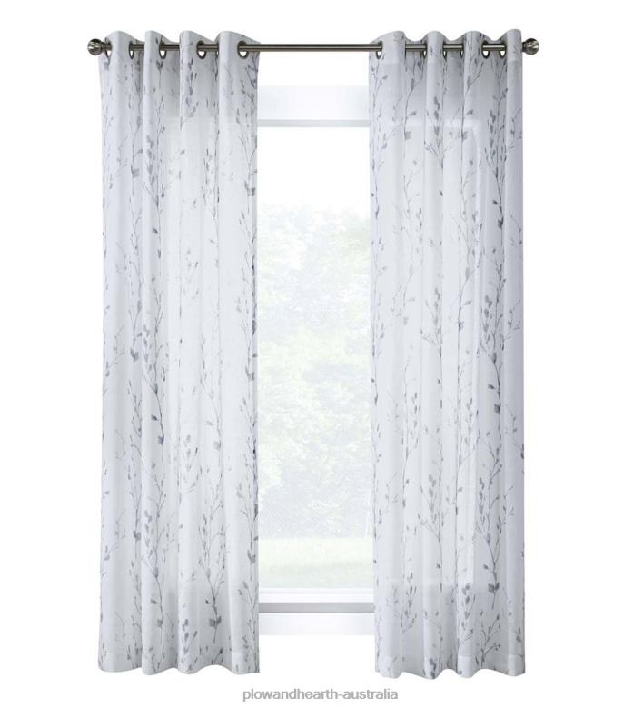 Plow & Hearth Nottoway Grommet Curtain Panel P22BD2590 Houseware