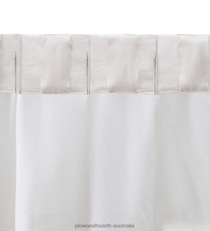 Plow & Hearth Serene Linen Blend Curtains P22BD2607 Houseware