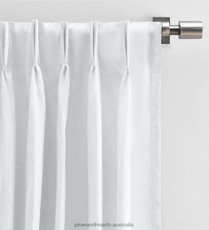 Plow & Hearth Serene Linen Blend Curtains P22BD2607 Houseware