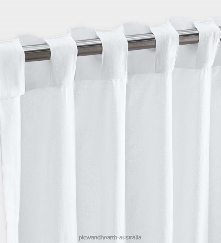 Plow & Hearth Serene Linen Blend Curtains P22BD2607 Houseware