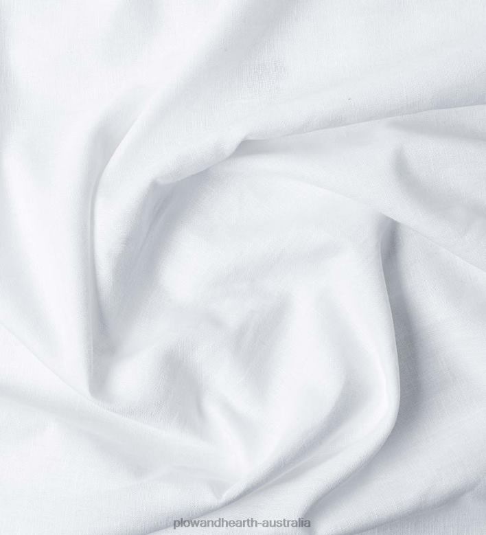 Plow & Hearth Serene Linen Blend Curtains P22BD2607 Houseware