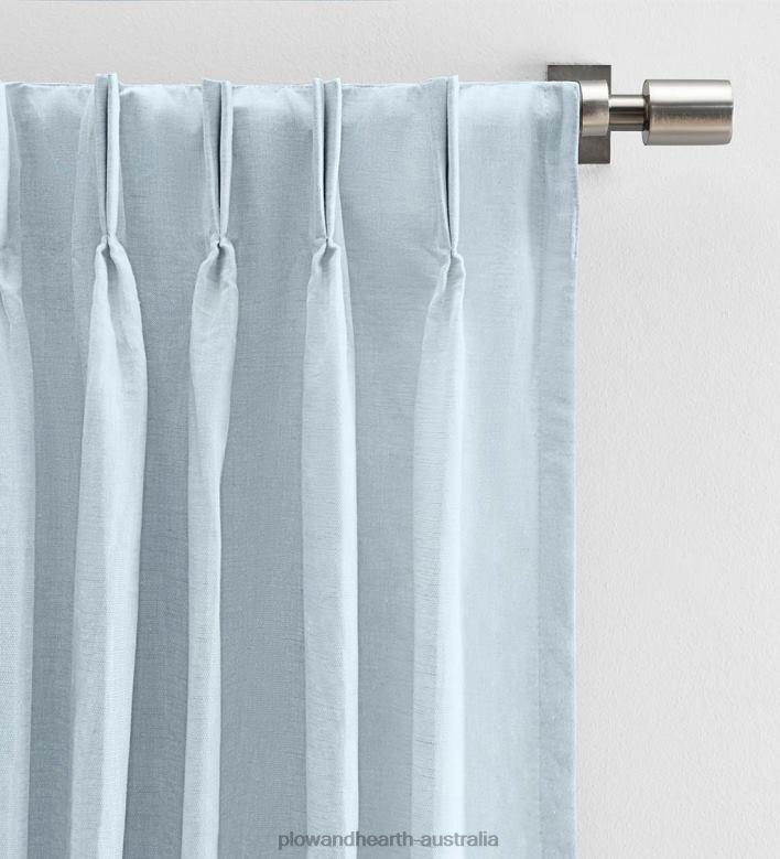 Plow & Hearth Serene Linen Blend Curtains P22BD2607 Houseware