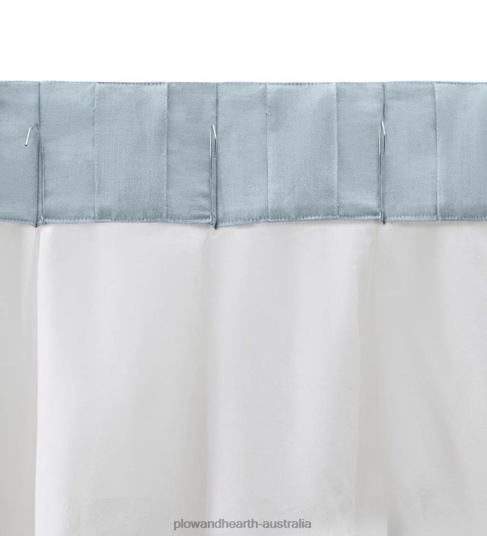 Plow & Hearth Serene Linen Blend Curtains P22BD2607 Houseware