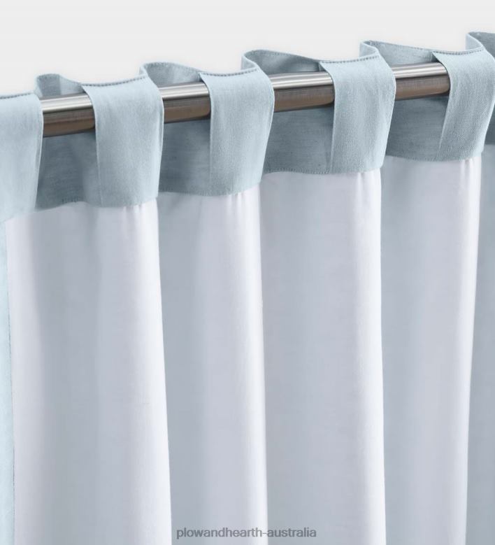 Plow & Hearth Serene Linen Blend Curtains P22BD2607 Houseware