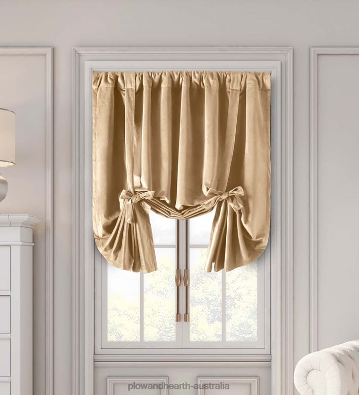 Plow & Hearth Velvet Curtains P22BD2605 Houseware