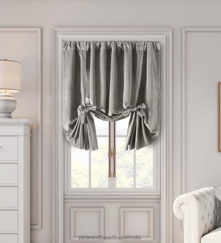 Plow & Hearth Velvet Curtains P22BD2605 Houseware