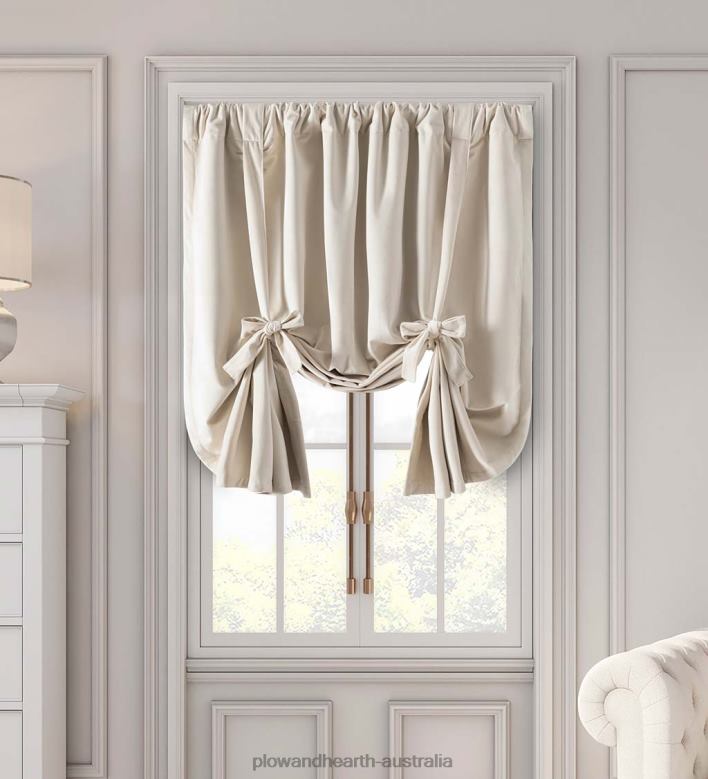 Plow & Hearth Velvet Curtains P22BD2605 Houseware