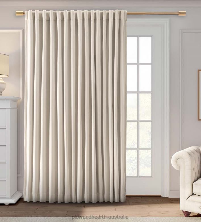 Plow & Hearth Velvet Curtains P22BD2605 Houseware