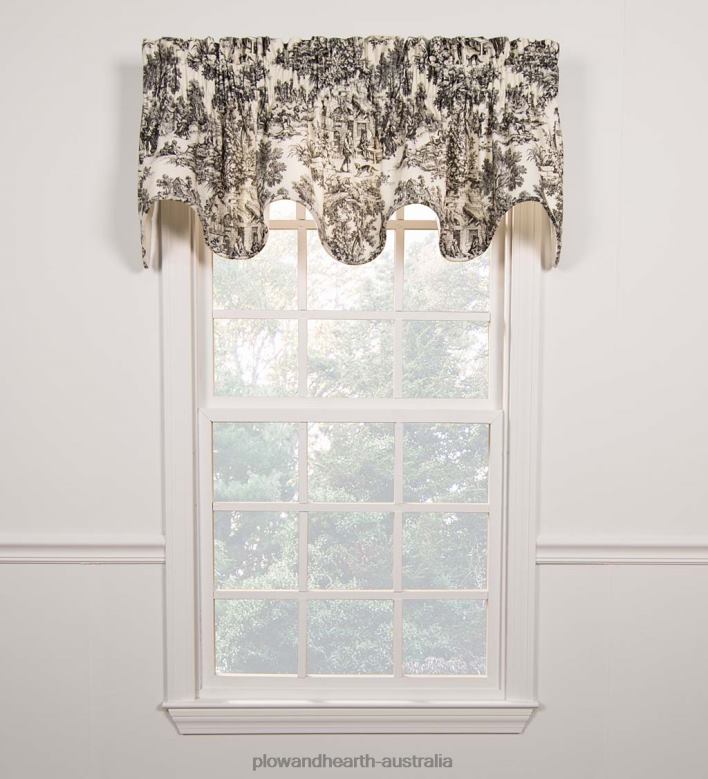 Plow & Hearth Victoria Park Toile Curtains P22BD2579 Houseware