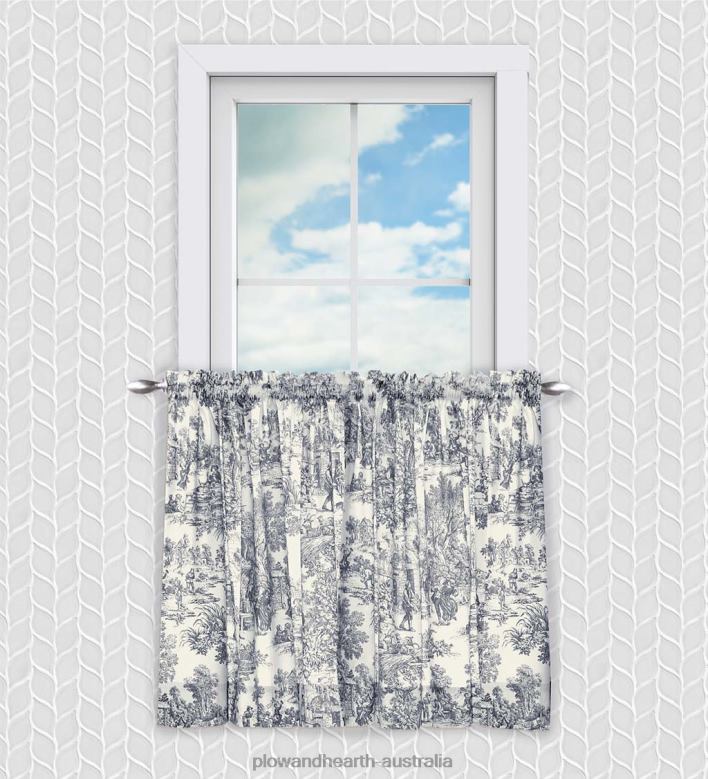 Plow & Hearth Victoria Park Toile Curtains P22BD2579 Houseware