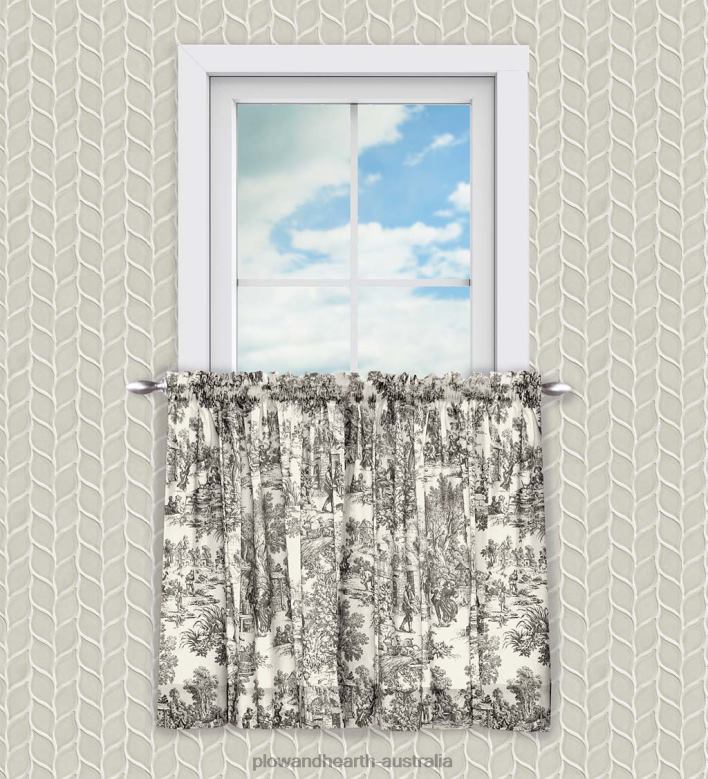 Plow & Hearth Victoria Park Toile Curtains P22BD2579 Houseware