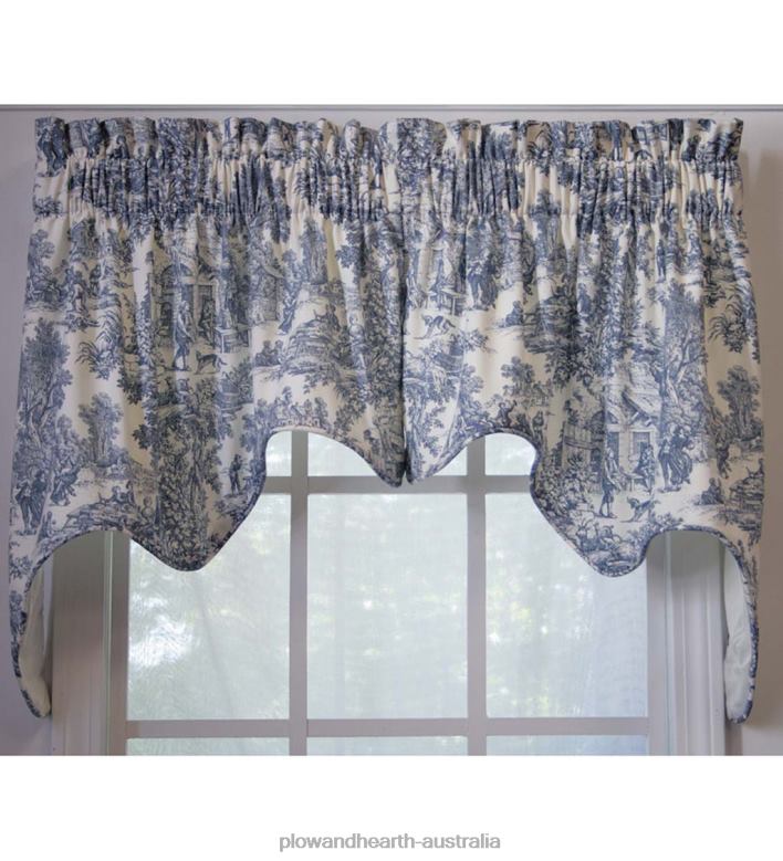 Plow & Hearth Victoria Park Toile Curtains P22BD2579 Houseware