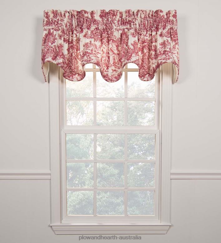 Plow & Hearth Victoria Park Toile Curtains P22BD2579 Houseware