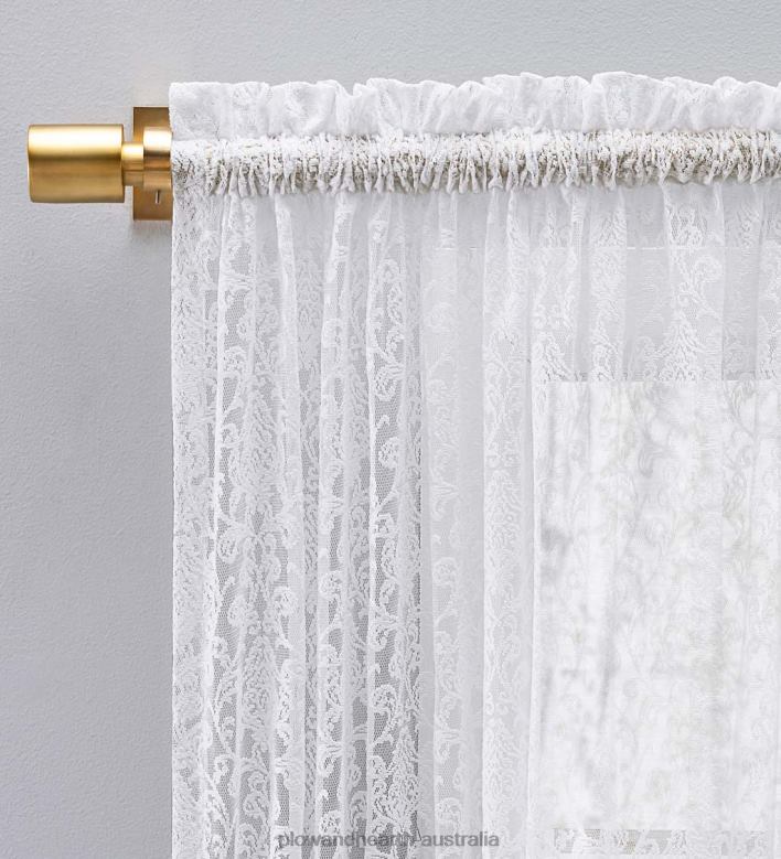 Plow & Hearth Woven Lace Curtains P22BD2614 Houseware