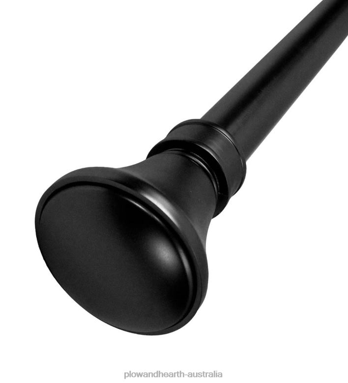 Plow & Hearth Lexington Adjustable Curtain Rod Collection with Flare Finial P22BD2631 Houseware