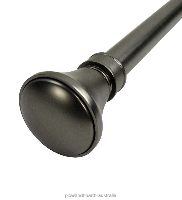 Plow & Hearth Lexington Adjustable Curtain Rod Collection with Flare Finial P22BD2631 Houseware